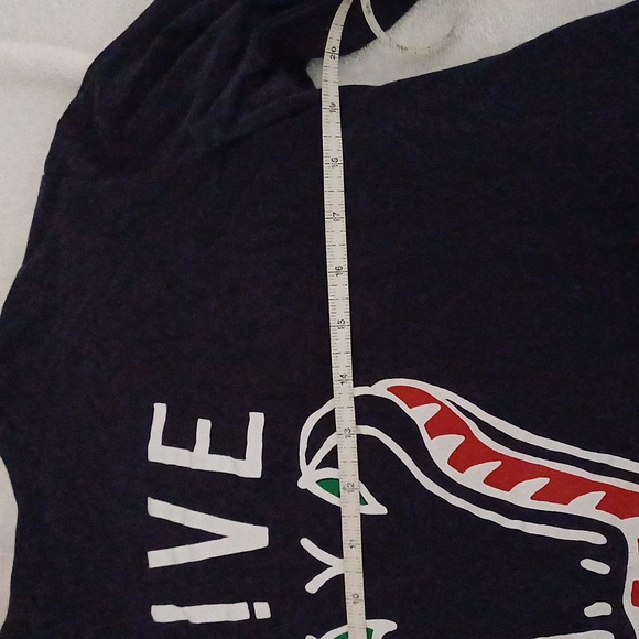 Lacoste Live Paris rare crewneck long sleeve navy tshirt 6 M/L - Picture 3 of 15